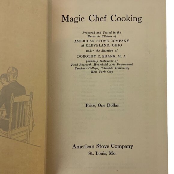 Vintage Magic Chef Cooking Cookbook By American Stove Co Twelfth Edition 1935 - Picture 5 of 10